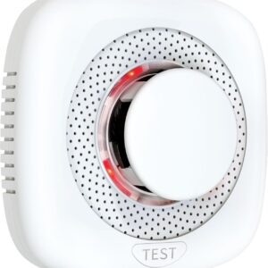 Smoke Detector, Fire Alarms Smoke Detectors, Smoke Alarm Battery Powered, Portable Smoke Detectors with LED Indicator, MY-S05, 1 Pack