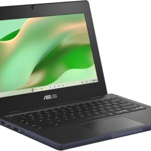 ASUS Chromebook CR11 Ruggedized Laptop, 11.6” Display, Intel Processor N100 Processor, 4GB RAM, 64GB eMMC Storage, Antimicrobial Guard, Spill-Resistant Keyboard, Mineral Grey, CR1104CGA-AS44