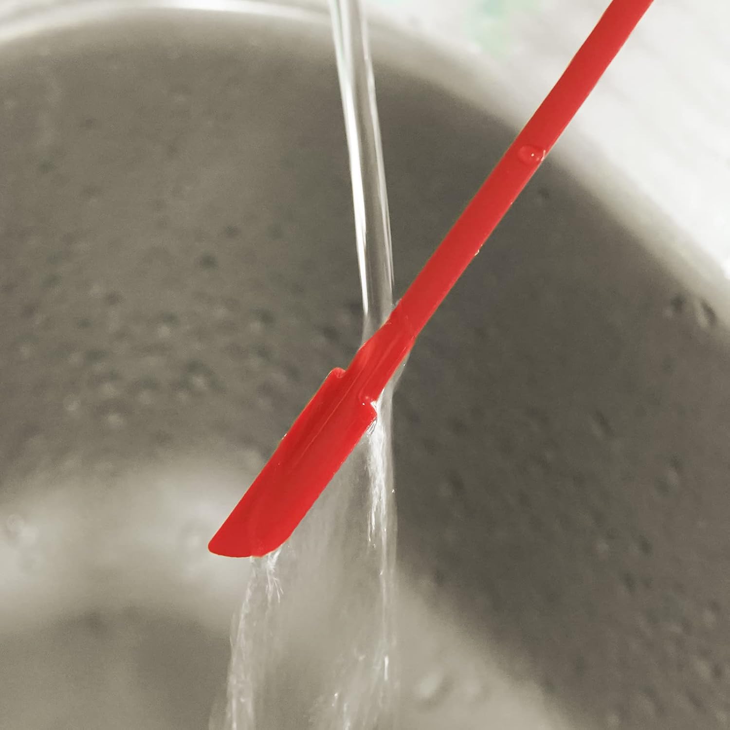 Mini Spatula Silicone Spatula Set - Cuttte 2pcs Small Makeup Scrapers for Cosmetics, Reusable Beauty Tiny Tools, Thin Jar Scraper, Get Last of Makeup Out, Black and Red - Image 7