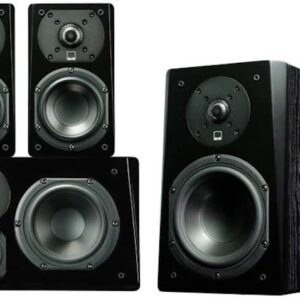 SVS Prime Bookshelf Surround System (Premium Black Ash)