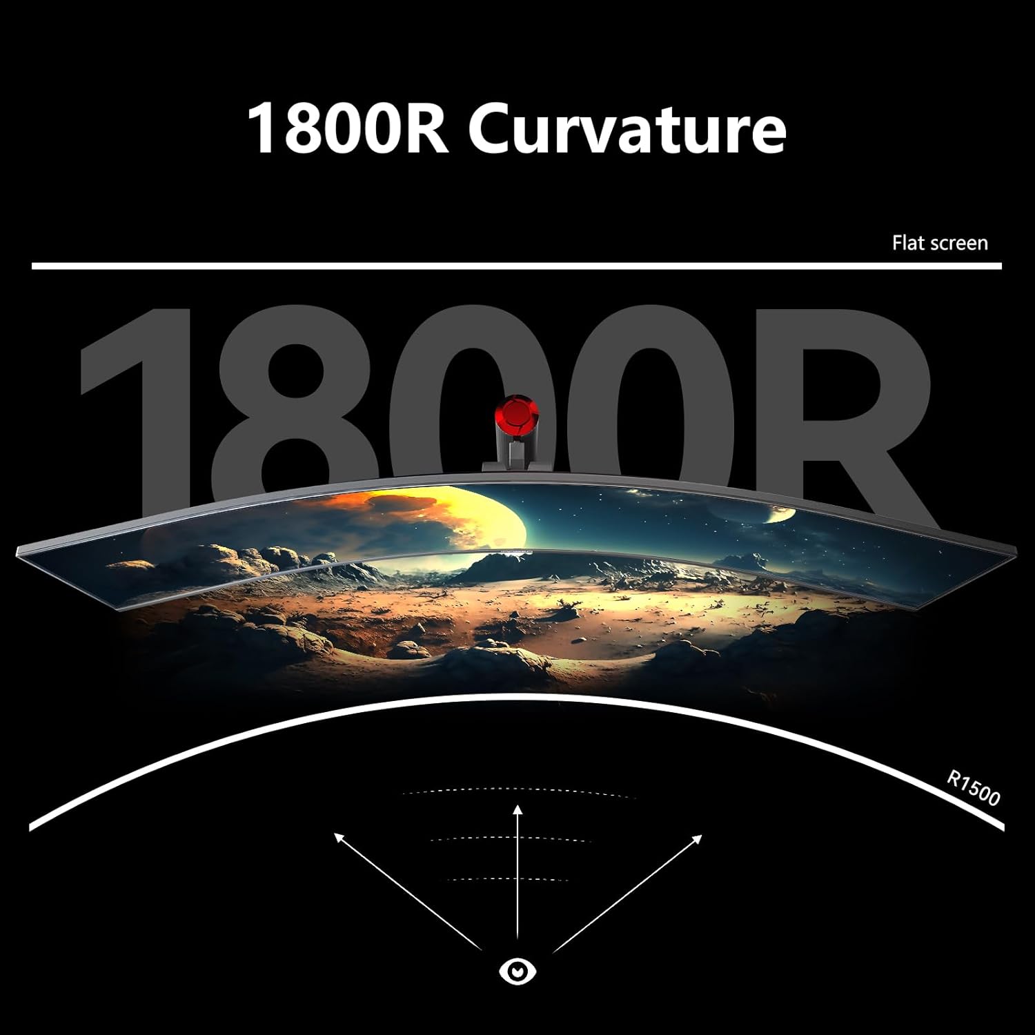 INNOCN 49" 240Hz Curved Monitor Ultrawide Gaming QHD 5120 x 1440P Computer Monitor, R1800, 99% sRGB, HDR400, USB Type C, DisplayPort, HDMI, Built-in Speakers, Height/Tilt Adjustable - 49C1S - Image 5