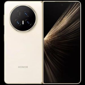 HONOR Magic V5 5G ​MBH-N49​ Smartphone ​(​GSM​, International Version) Android 15 | Triple Rear Cameras (50MP+50MP+64MP) | 16G RAM 512G ROM | 7.96″​ (​​Ivory White​ – Exclusive Colour)