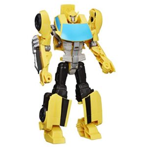 Transformers Toys Heroic Bumblebee Action Figure – Timeless Large-Scale Figure, Changes into Yellow Toy Car, 11\” (Amazon Exclusive)