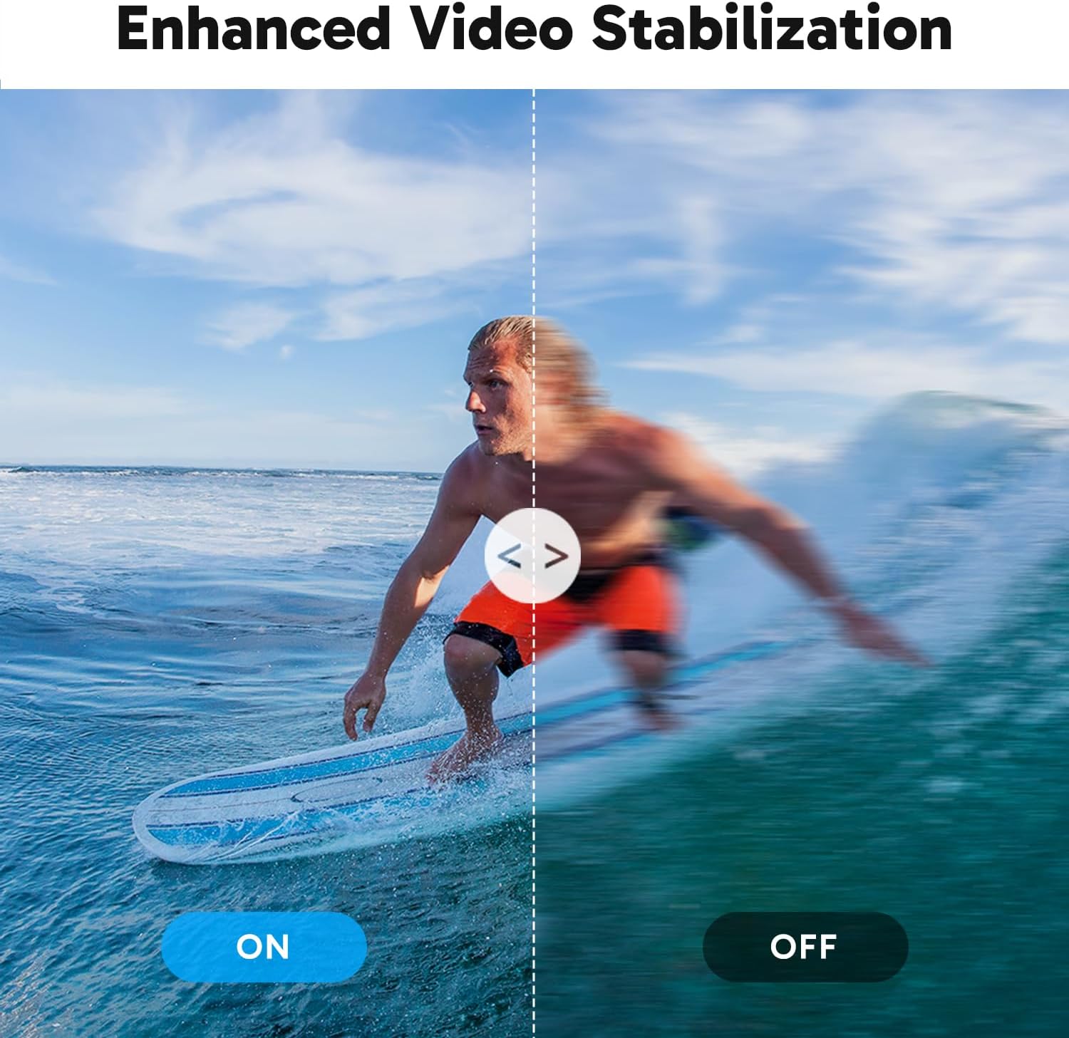 AKASO Brave 7 LE 4K30FPS 20MP WiFi Action Camera with Touch Screen EIS 2.0 Zoom Remote Control 131 Feet Underwater Camera with 2X 1350mAh Batteries Support External Microphone Vlog Camera - Image 3