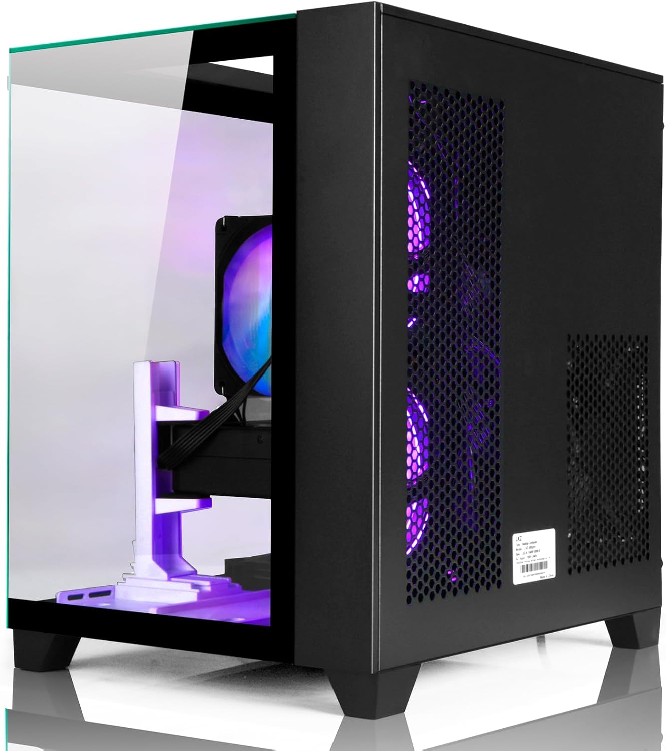 LXZ Prebuilt Gaming PC Ryzen 7 8700F, GeForce RTX 5060 (8GB), 32GB DDR5 RAM, 1TB NVMe 3.0 SSD – Desktop Computer, Tower PC for VR 4K Gamers & Creators - Image 6