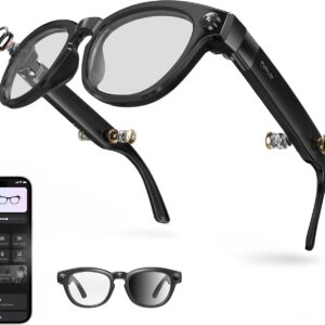 DPVR G1 Smart Glasses with Camera and Bluetooth – 8MP 32Gb Camera Glasses with AI Features, Real-Time Translation & Video Recording Glasses with Voice Control