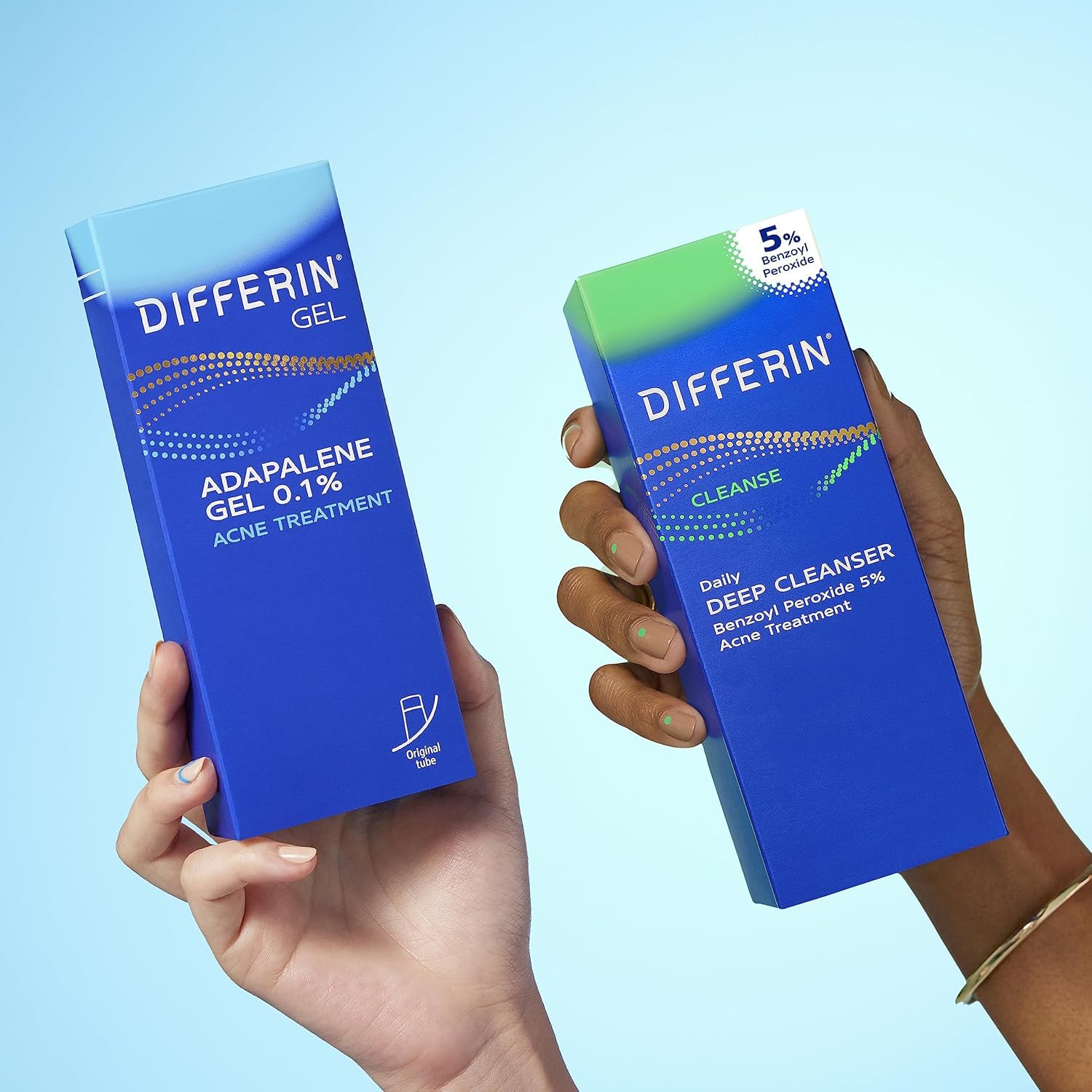 Differin Acne Skin Care Kit, Differin Gel Retinoid Acne Treatment for Face with 0.1% Adapalene & 5% Benzoyl Peroxide Face Wash & Body Wash, Designed for Pimple and Acne Prone Skin - Image 14