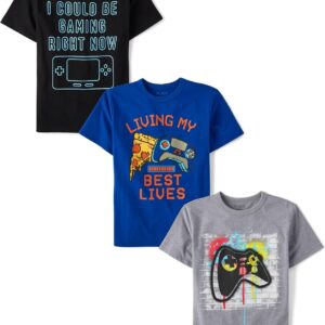 The Children’s Place Boys The Children’s Place Boys Short Sleeve Graphic T- Shirt 3-Pack