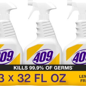 Formula 409 Multi-Surface Cleaner, Spray Bottle, Lemon Fresh, 32 Fluid Ounces, Pack of 3