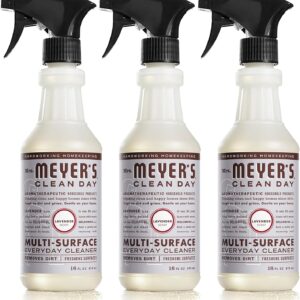 MRS. MEYER’S CLEAN DAY Multi-Surface Everyday Cleaner, Cruelty Free Formula, Lavender Scent, 16 oz- Pack of 3
