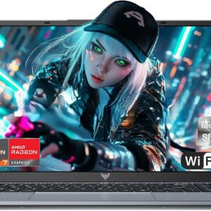 2026 Laptop with AMD Ryzen7 8-core Processor(Up to 4.5GHZ),ΑMD Radeon Graphics,16GB DDR4 RAM 512GB SSD,WiFi 6,15.6 inch IPS Display,Type-C,Micro SD,Webcam,Windows 11 Slim Laptop Computers