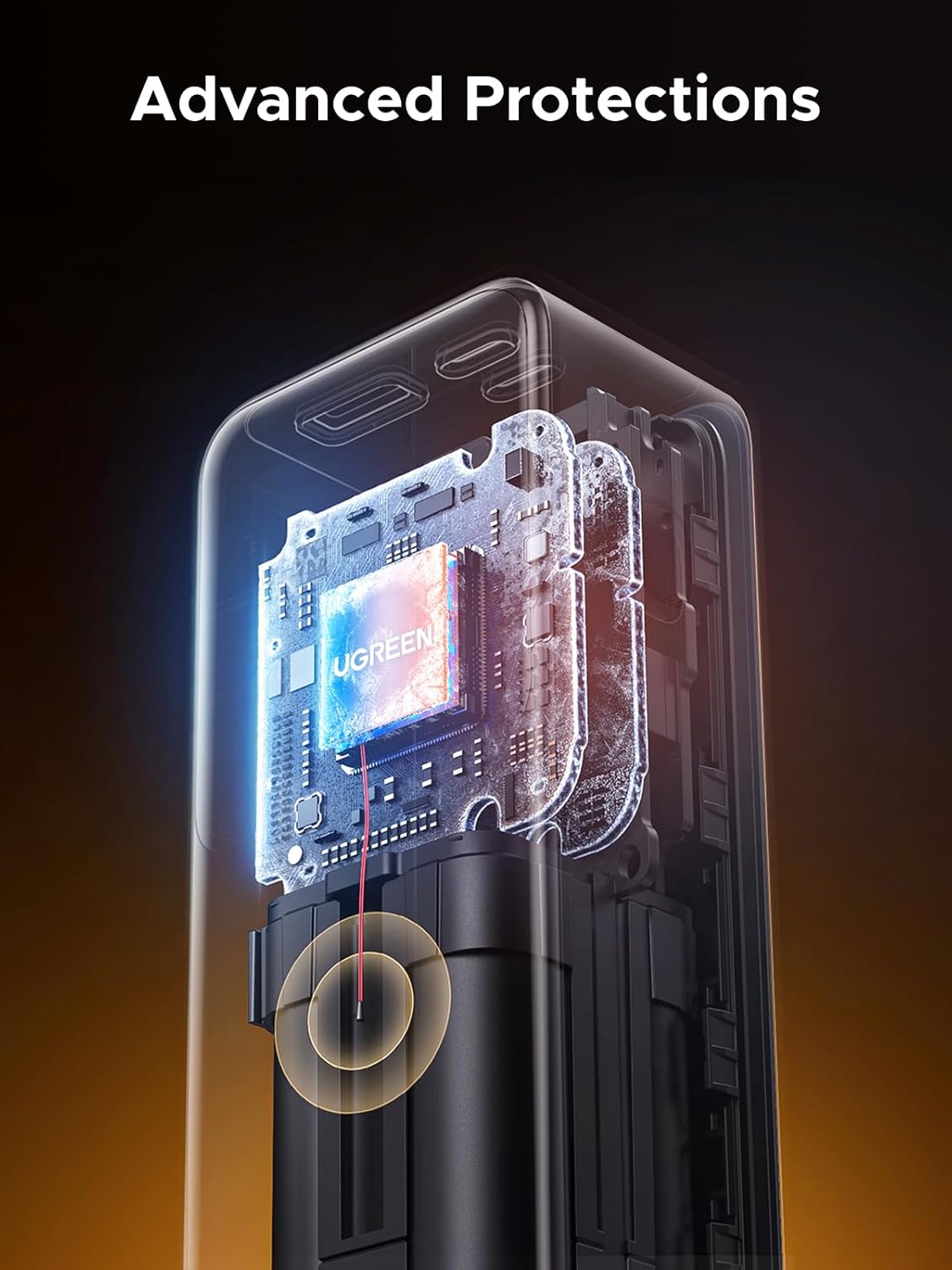 UGREEN Nexode Power Bank 20000mAh 165W with Built-in USB C Cable Laptop Travel Portable Charger, 100W Input, Fast Charging for MacBook Pro/Air/iPhone 17/16/iPad Pro/Galaxy S25 Ultra/Dell/HP and More - Image 11