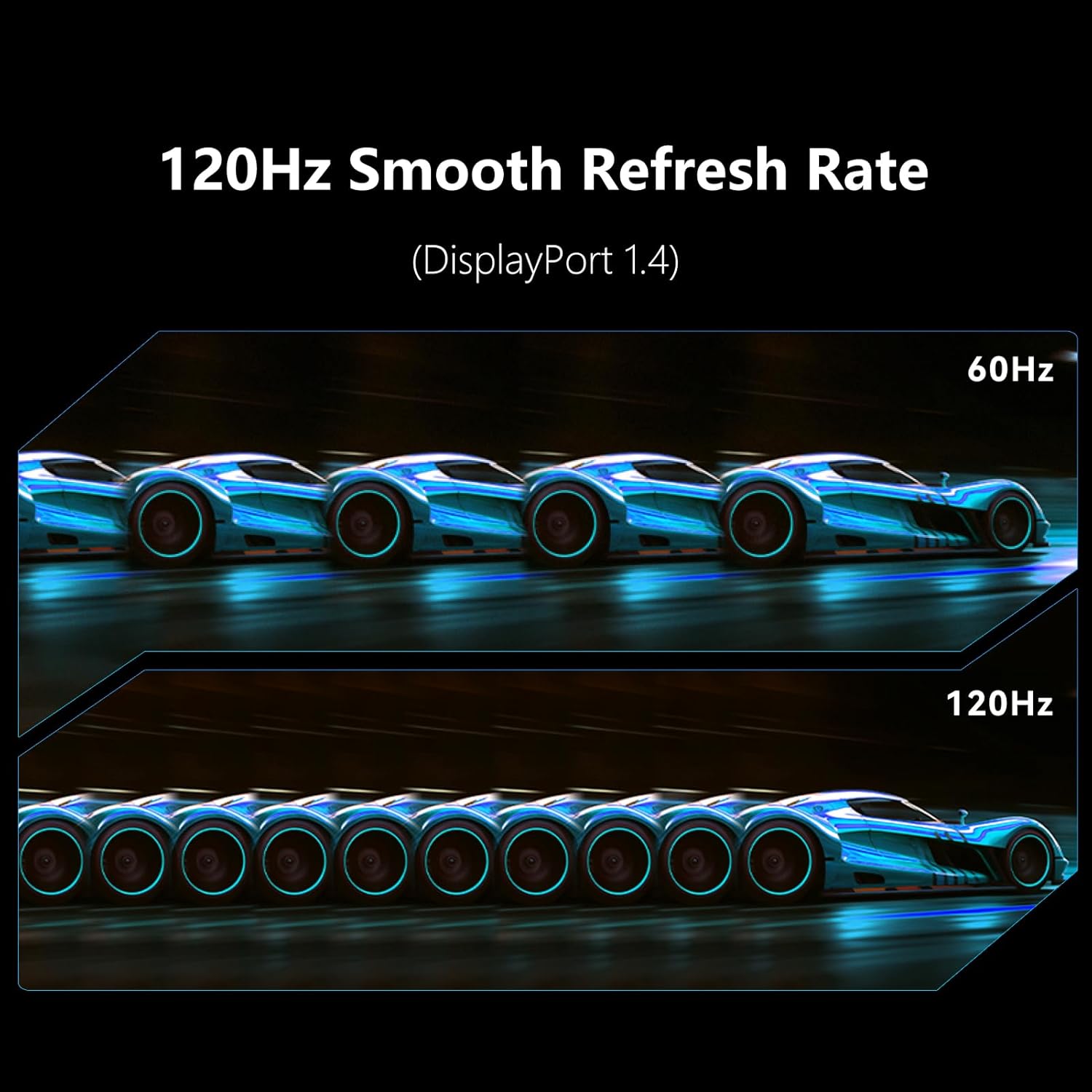 INNOCN 49" Curved Monitor Ultrawide Gaming 5K2K 120Hz 32:9 QHD 5120 x 1440P Computer Monitor, R1800, 99% sRGB, HDR400, USB Type C, DisplayPort, HDMI, Built-in Speakers, Height/Tilt Adjustable - 49C1R - Image 4