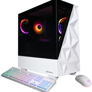 CyberPowerPC Gamer Xtreme VR Gaming PC, Intel Core i7-14700F 2.1GHz, GeForce RTX 5060 Ti 16GB, 16GB DDR5, 1TB PCIe 4.0 SSD, WiFi Ready & Windows 11 Home (GXiVR8040A17)