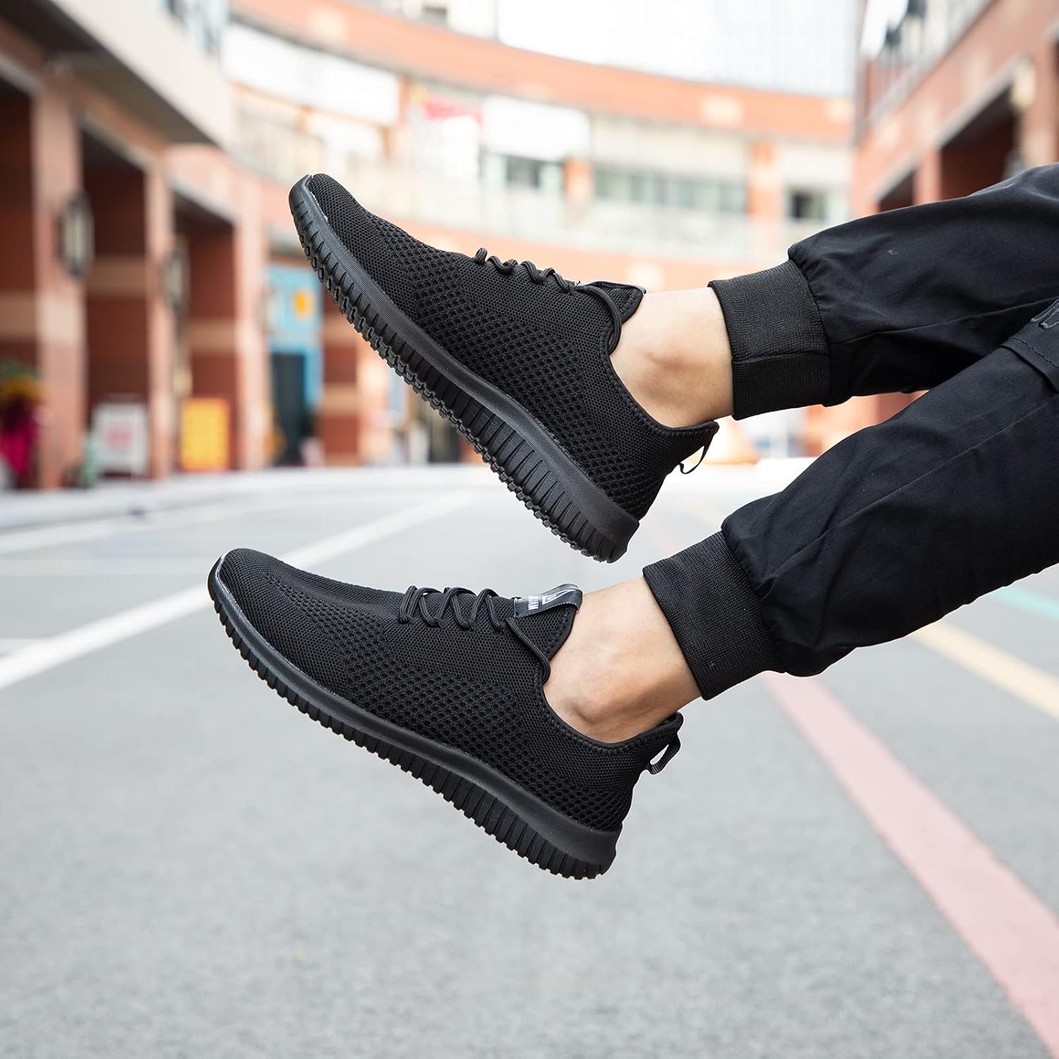 VAMJAM Men's Running Shoes Ultra Lightweight Breathable Walking Shoes Non Slip Athletic Fashion Sneakers Mesh Workout Casual Sports Shoes - Image 5