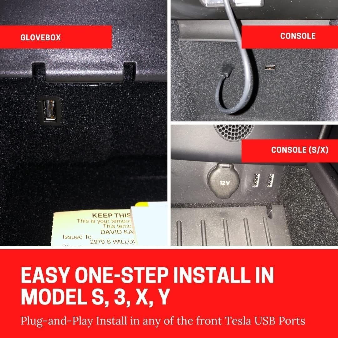 Puretesla DashCam Tesla USB Drive 128 GB – Plug and Play USB Endurance microSD Drive Pre-Formatted for Tesla, TeslaCam, Dashcam, and Sentry Mode - Works with Model S 3 X Y - Image 7