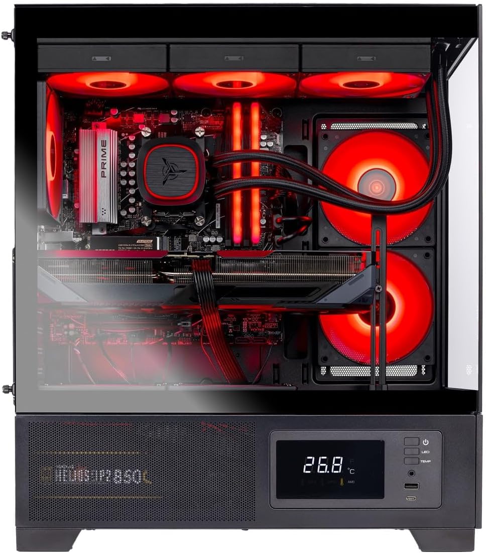 Skytech Gaming Azure 3 Plus Gaming PC, Intel i7 14700F 2.1GHz, NVIDIA RTX 5070 12GB, 2TB Gen4 NVMe SSD, 16GB DDR5 RAM 6000, 850W Gold ATX 3 PSU, 360 ARGB AIO, Wi-Fi, Win 11, Desktop - Image 4