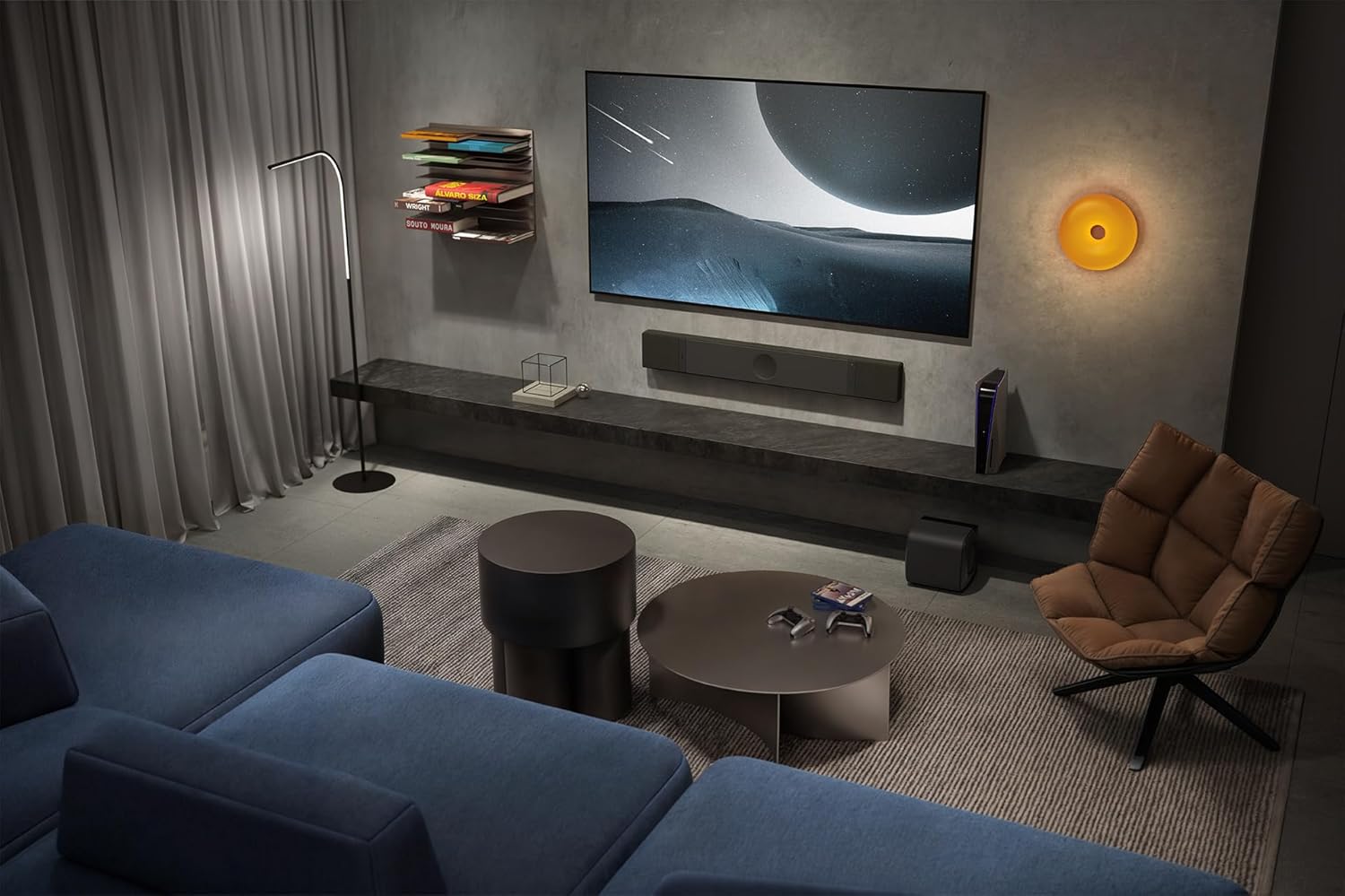 KEF XIO Dolby Atmos 5.1.2 Soundbar (Slate Black) - Image 8