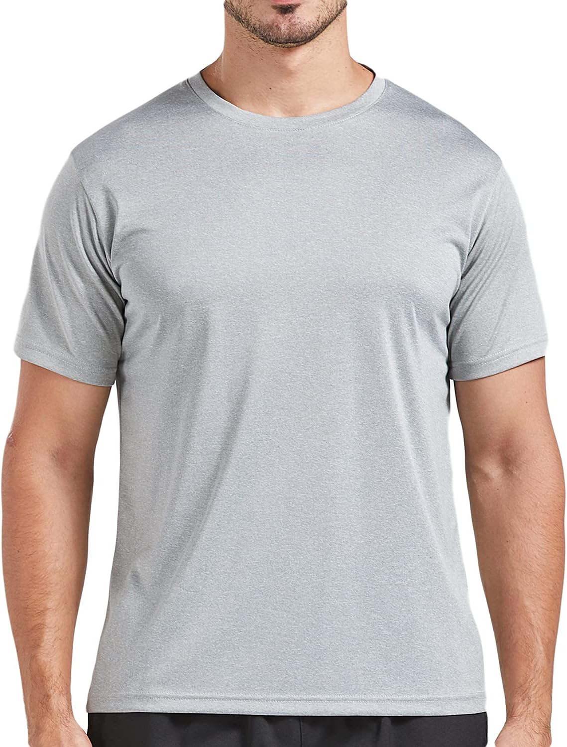 5 Pack Men's Dry Fit T Shirts Athletic Running Gym Workout Short Sleeve Tee Shirts for Men - Image 3