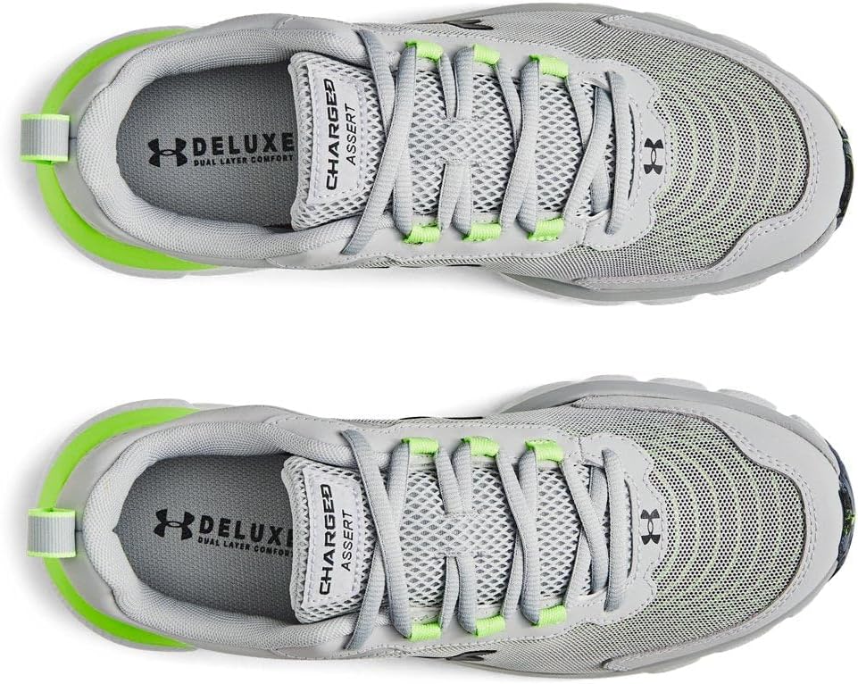 Under Armour Mens Charged Assert 9 Marble Running Shoe - Image 5