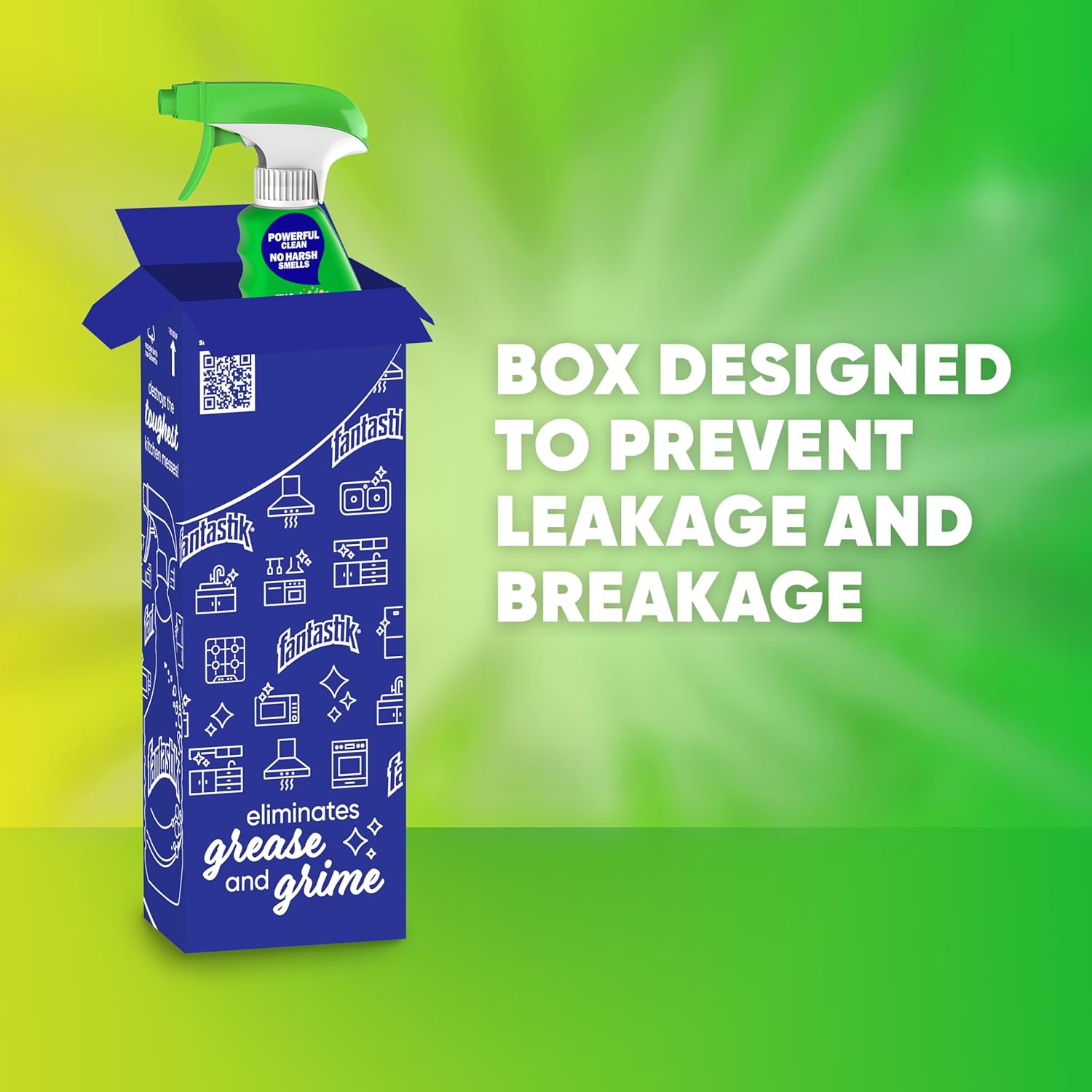 Fantastik All Purpose Cleaner, Multipurpose Surface Cleaner & Kitchen Grease Removal, Packaging Designed to Prevent Leakage and Breakage, Fresh Scent, 32 Fl Oz - Image 2