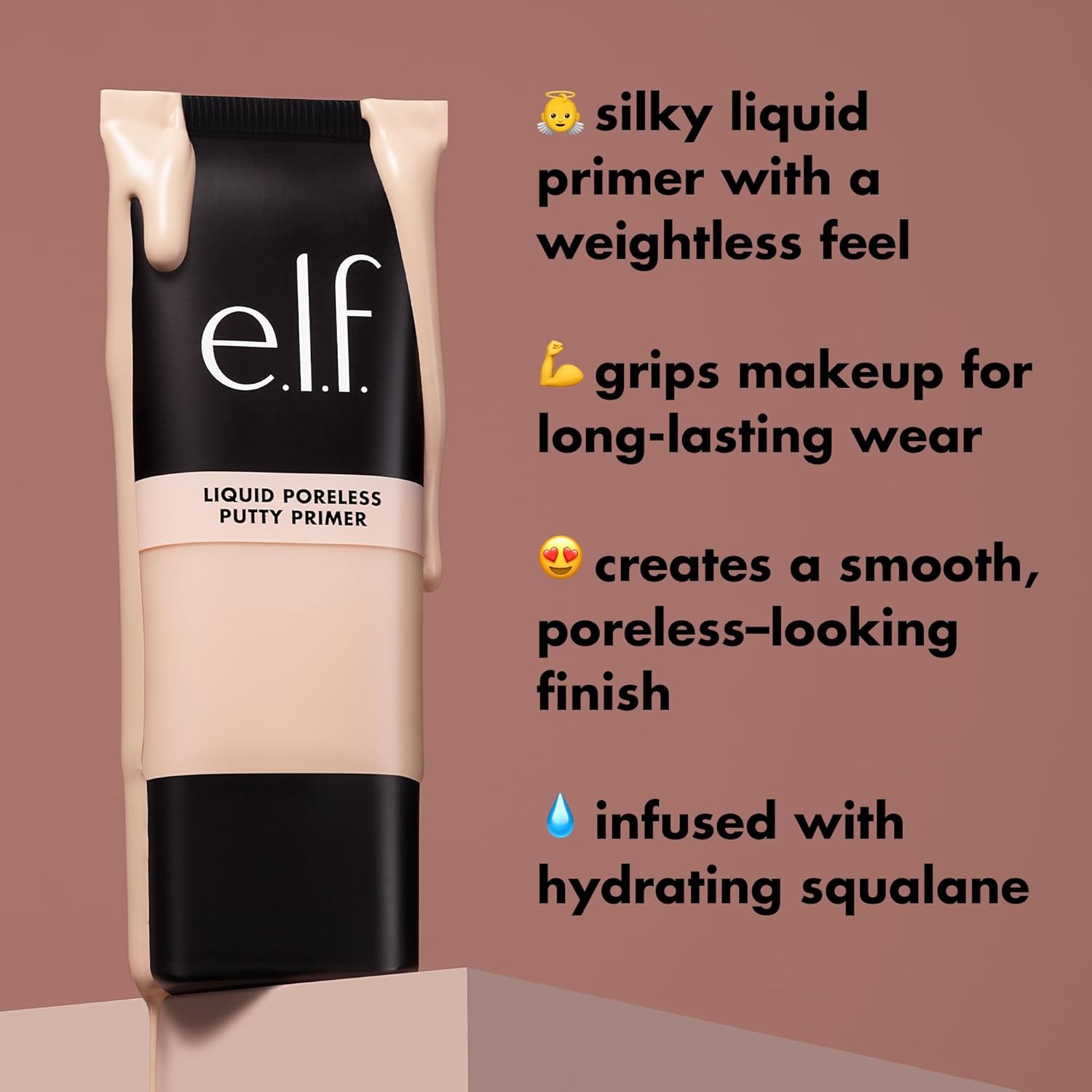 e.l.f. Liquid Poreless Putty Primer, Lightweight Face Primer For Long-lasting Makeup Wear, Creates A Smooth Complexion, Vegan & Cruelty-free - Image 5