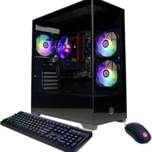 CyberPowerPC Gamer Xtreme VR Gaming PC, Intel Core i5-13400F 2.5GHz, GeForce RTX 5060 8GB, 16GB DDR5, 1TB PCIe 4.0 SSD, WiFi Ready & Windows 11 Home (GXiVR8060A40)