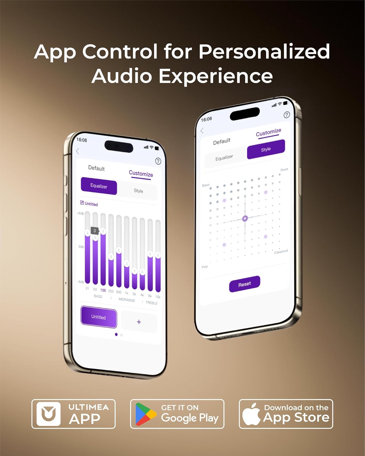 ULTIMEA Skywave X40 5.1.2ch Sound Bar for Smart TV w/Dolby Atmos, Wireless Surround Sound System for TV, 530W Soundbar with Wireless Subwoofer, GaN Amplifier, 4K HDR Pass-Through, HDMI eARC, BT 5.4 - Image 7