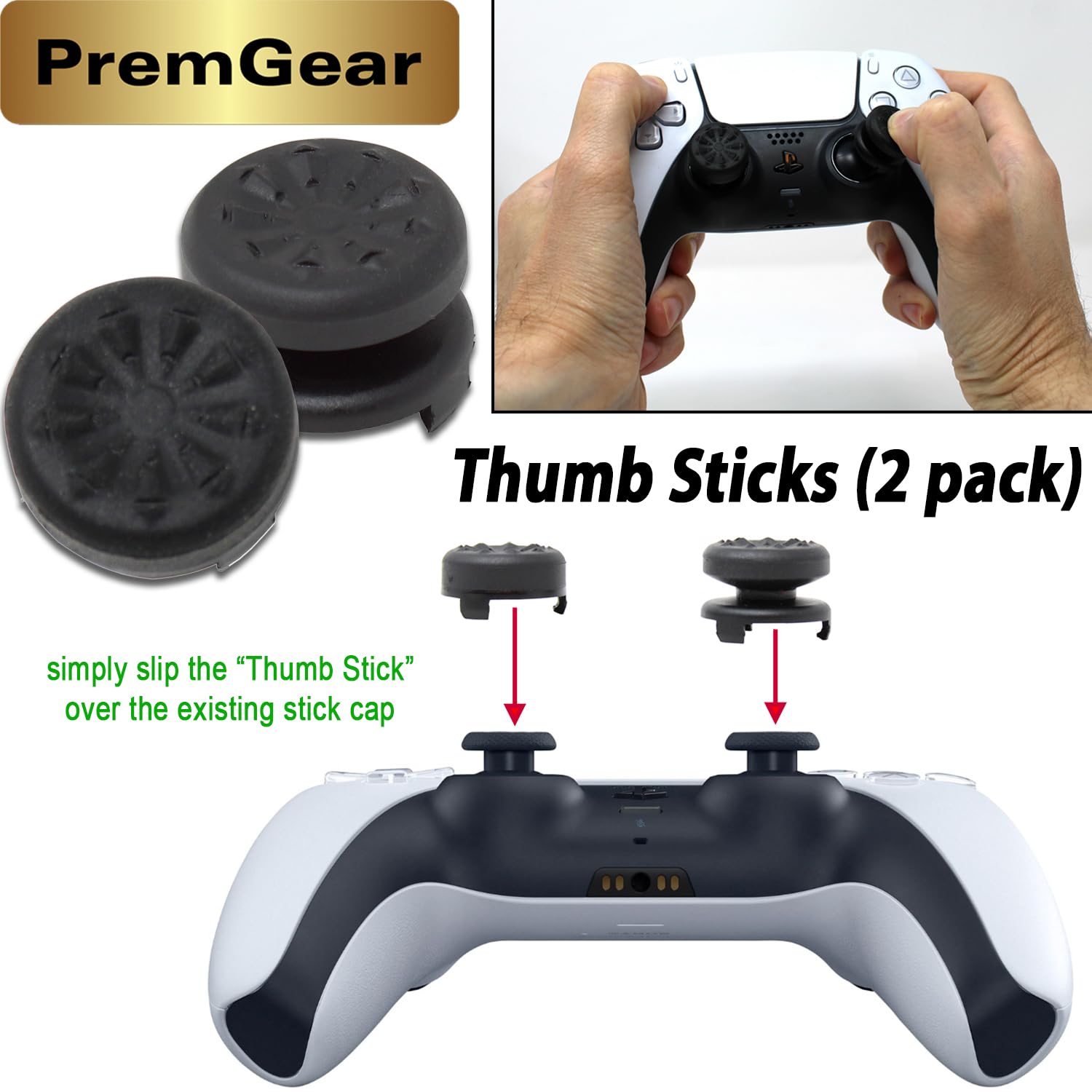 Grand Theft Auto V for PlayStation 5 (US Version), with PremGear ThumbSticks (2 pack: 1 High-Rise, 1 Mid-Rise) & Cleaning Cloth - Image 7