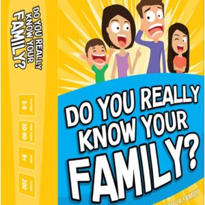 Do You Really Know Your Family? A Fun Family Game Filled with Conversation Starters and Challenges – Great for Kids, Teens and Adults