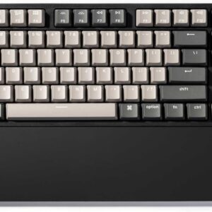 Ergonomic Silicone Wrist Rest for Keychron K8 / K8 Pro / K8 Max / K8 HE/ C1 / C1 Pro / L4, 14.09″ Honeycomb Non-Slip Palm Rest, 80% TKL Mechanical Keyboards Support with Typing Pain Relief