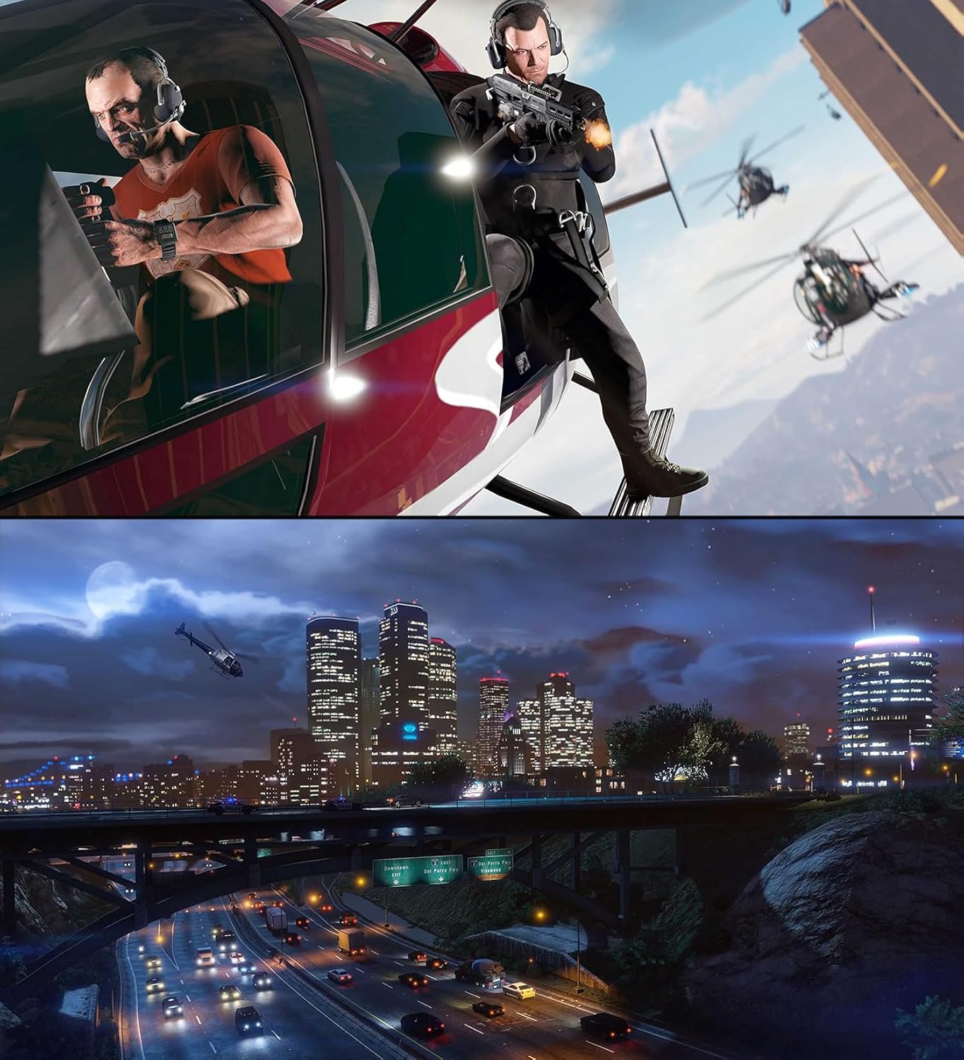 Grand Theft Auto V for PlayStation 5 (US Version), with PremGear ThumbSticks (2 pack: 1 High-Rise, 1 Mid-Rise) & Cleaning Cloth - Image 6