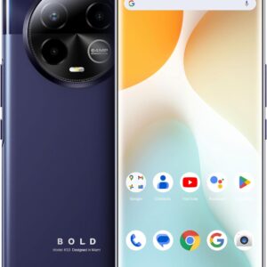 BLU | Bold K50 | 5G| 2024 | 3-Day Battery | Unlocked | 6.7” FHD+ 3D AMOLED | 256/8GB | Triple 64MP Camera | US Version | US Warranty | Purple