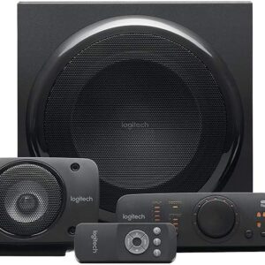 Logitech Z906 5.1 Surround Sound Speaker System – THX, Dolby Digital and DTS Digital Certified – Black