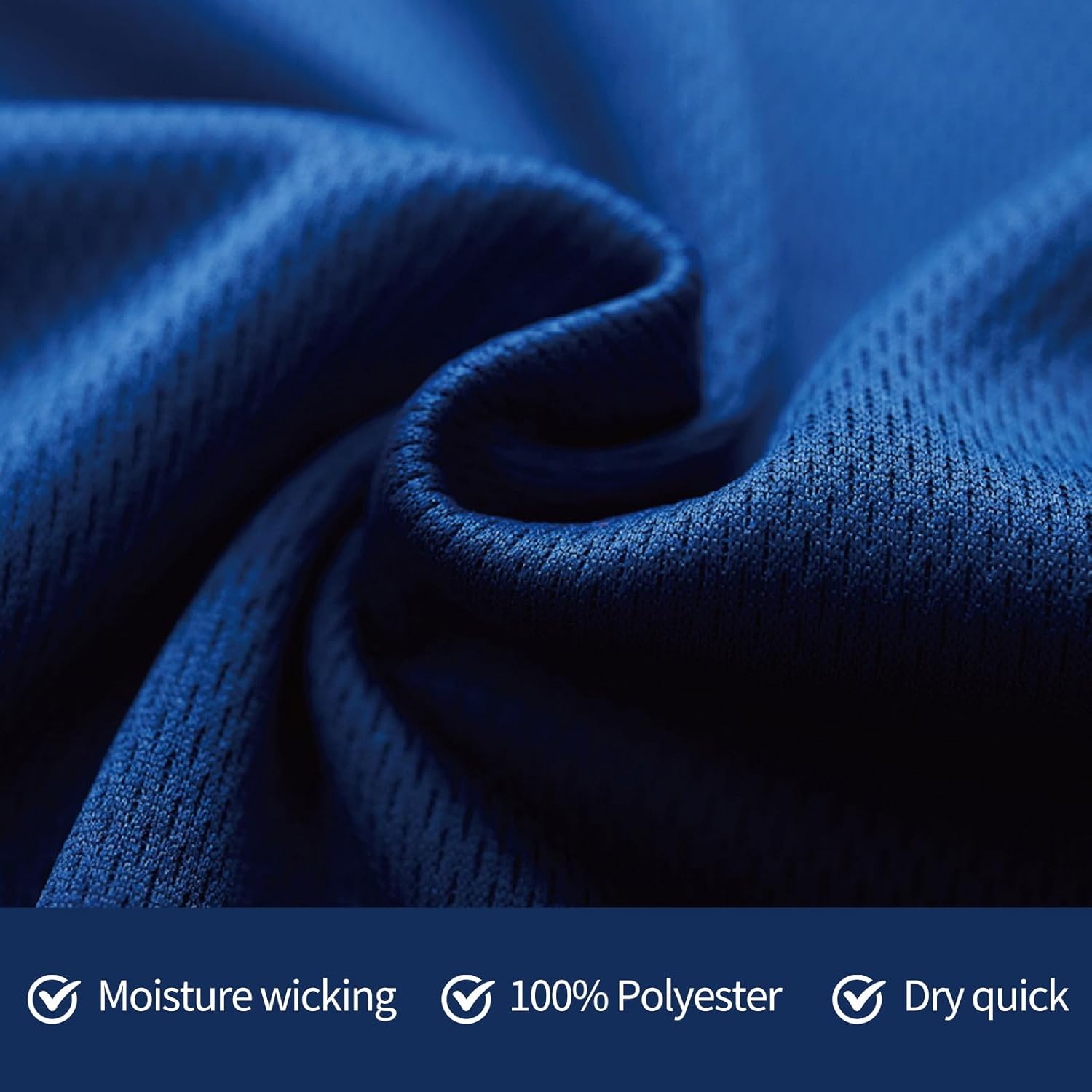 8 Pack Boys Kids Youth Mesh Athletic Quick Dry T Shirts Short Sleeve Moisture Wicking Tee Shirts Active Tops (Age 4-18) - Image 3