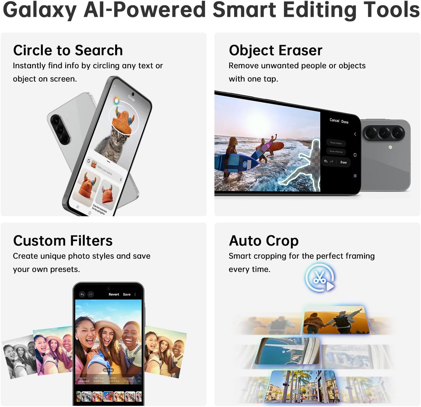 Samsung Galaxy A56 5G Unlocked Smartphone, 12GB RAM 256GB Storage, Android 15 Phone, 6.7" AMOLED, Quad Camera, 24Hr Battery, 2025 International Model, Graphite, Bundle 25W Fast Charger, Case & Lanyard - Image 3