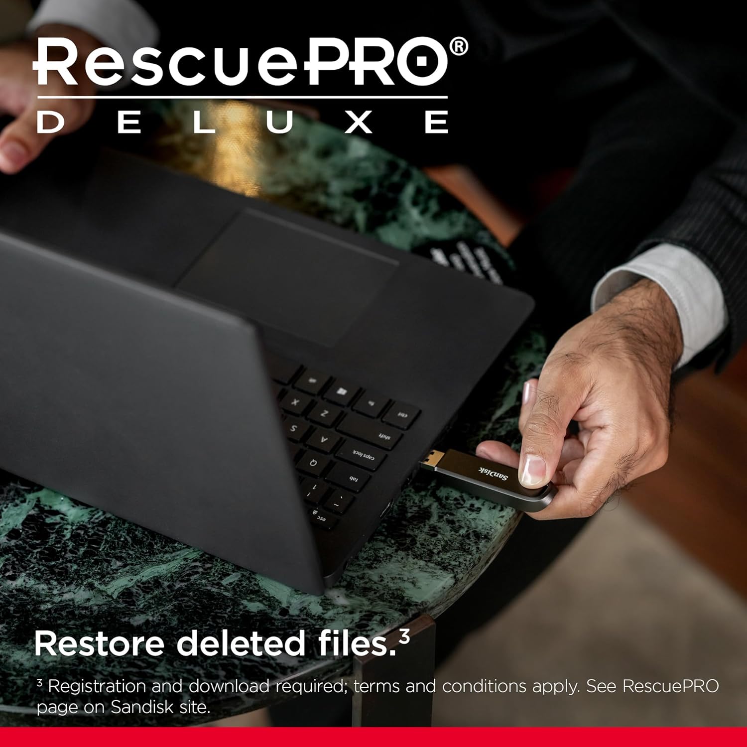 SanDisk 1TB Extreme PRO Flash Drive with USB-A - Up to 1000MB/s Read speeds and 900MB/s Write speeds - for Laptops, Computers, Desktops - High Performance Drive, Black - SDCZ820-1T00-G46 - Image 5