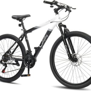 26/27.5″ Mountain Bike 21 Speed Men’s Mountain Bike with Lightweight Aluminum Frame, Powerful Dual Disc Brake, Precision 21 Speed Shifting, Men’s Bicycle for Commuter & Travel