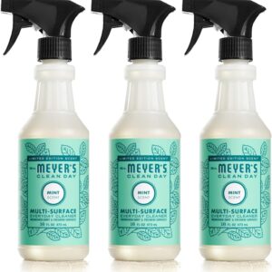 MRS. MEYER’S CLEAN DAY All-Purpose Cleaner Spray, Limited Edition Mint, 16 fl. oz – Pack of 3