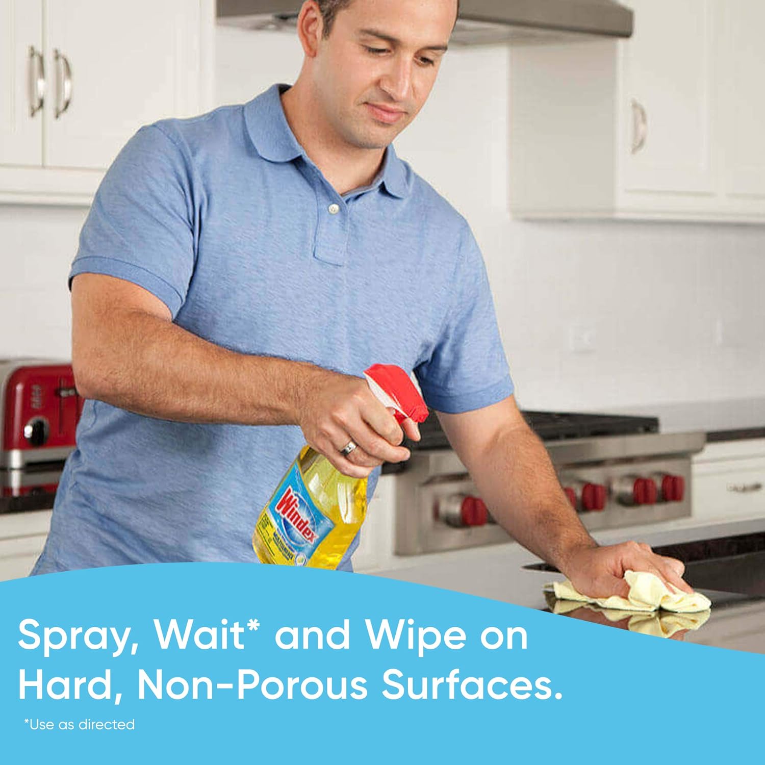 Windex Multipurpose Cleaner Disinfectant Spray Bottle, Packaging Designed to Prevent Leakage and Breaking, Surface Cleaning Spray, Citrus Fresh Scent, 23 Fl Oz - Image 6