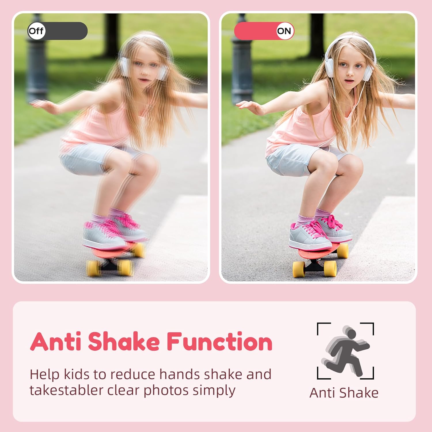 Digital Camera, FHD 4K Digital Point and Shoot Camera with 16X Zoom Anti Shake, 48MP Compact Small Camera with 32GB Card for Boys Girls Kids - Image 3