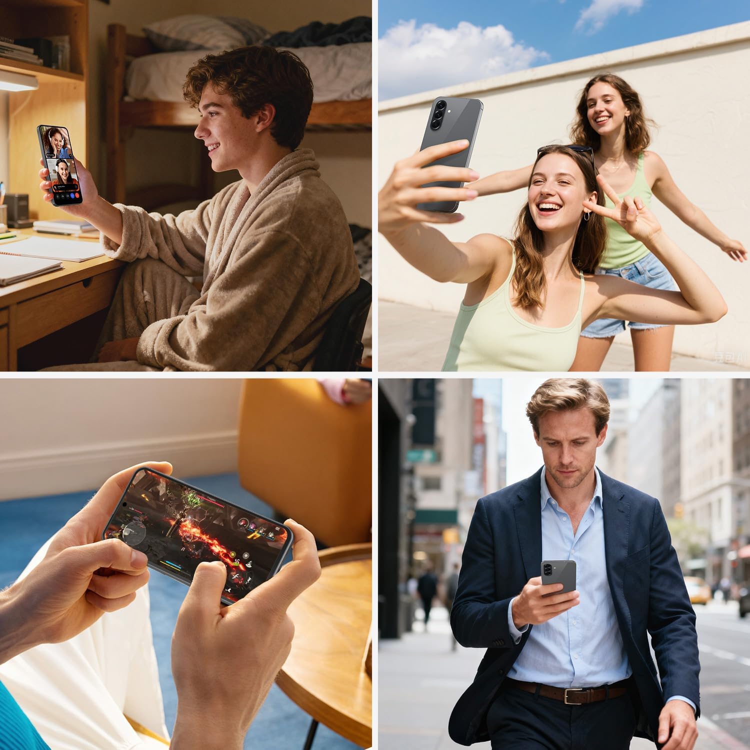 Samsung Galaxy A56 5G Unlocked Smartphone, 12GB RAM 256GB Storage, Android 15 Phone, 6.7" AMOLED, Quad Camera, 24Hr Battery, 2025 International Model, Graphite, Bundle 25W Fast Charger, Case & Lanyard - Image 9