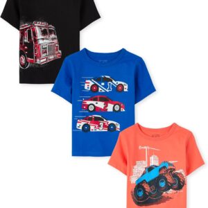 The Children’s Place Baby Boys’ Graphic T-Shirts (3-Pack)