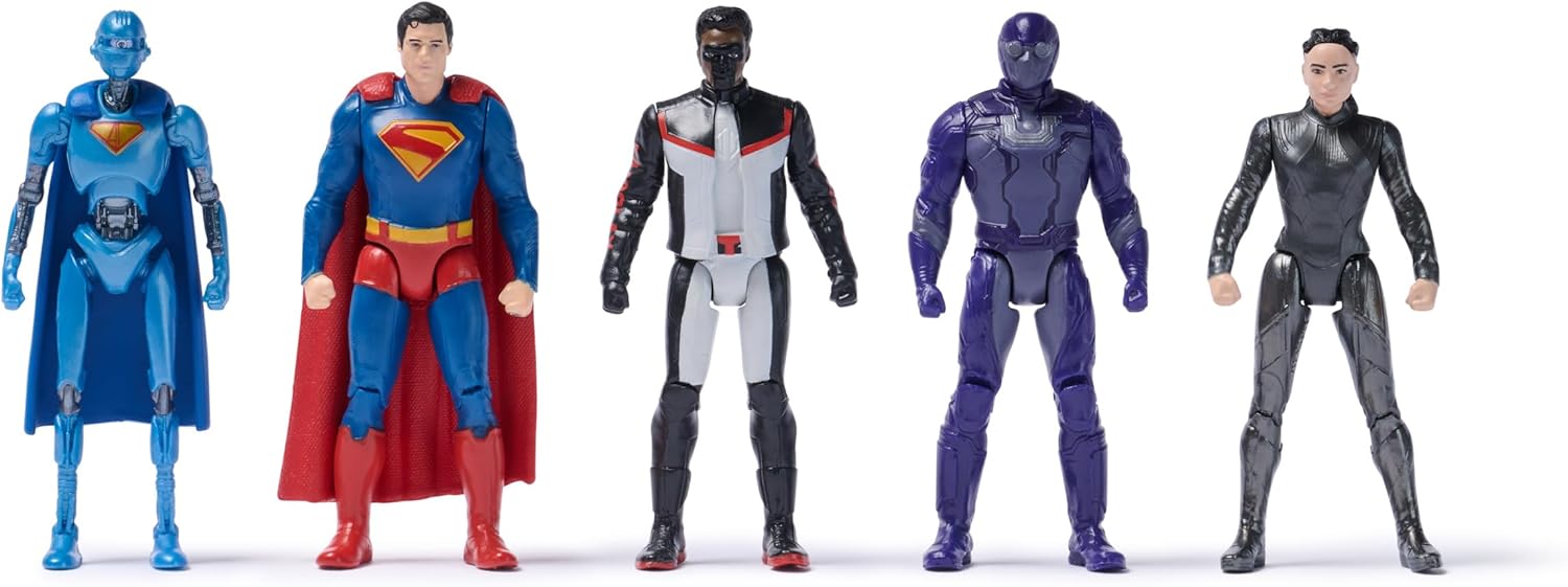 DC Comics, Superman Heroes Vs. Villains 5-Pack, 3-Inch Action Figure, Stylized Superhero Figures with Dynamic Poses and Battle Ready Armor, Kids Toys for Ages 4+ - Image 2