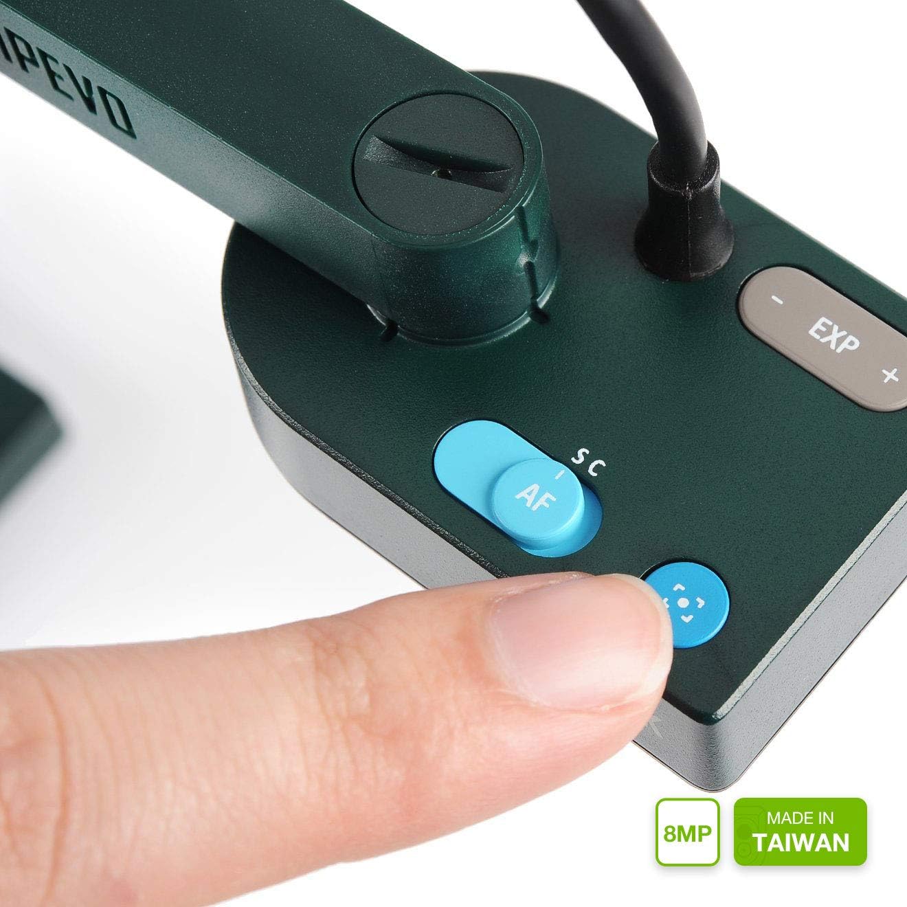 IPEVO V4K Ultra High Definition 8MP USB Document Camera — Mac OS, Windows, Chromebook Compatible for Live Demo, Web Conferencing, Distance Learning, Remote Teaching - Image 8