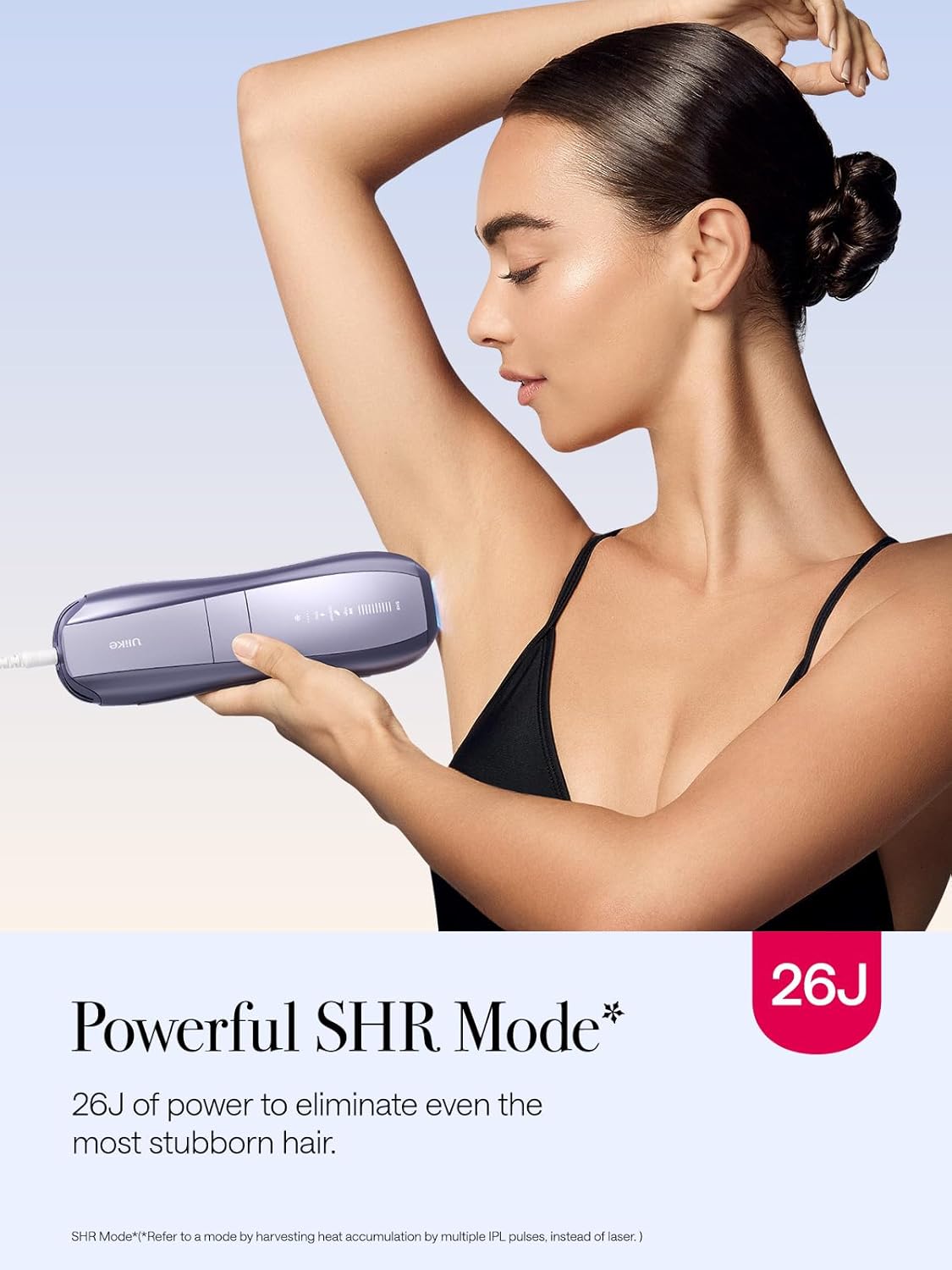 Ulike Laser Hair Removal, Air 10 IPL Hair Removal Device with Ice Cooling, Dual Lights, SHR Mode for Women & Men, Limited Holiday Set with Aloe Vera Gels, Gem Stickers, Christmas Cards & Storage Bag - Image 6