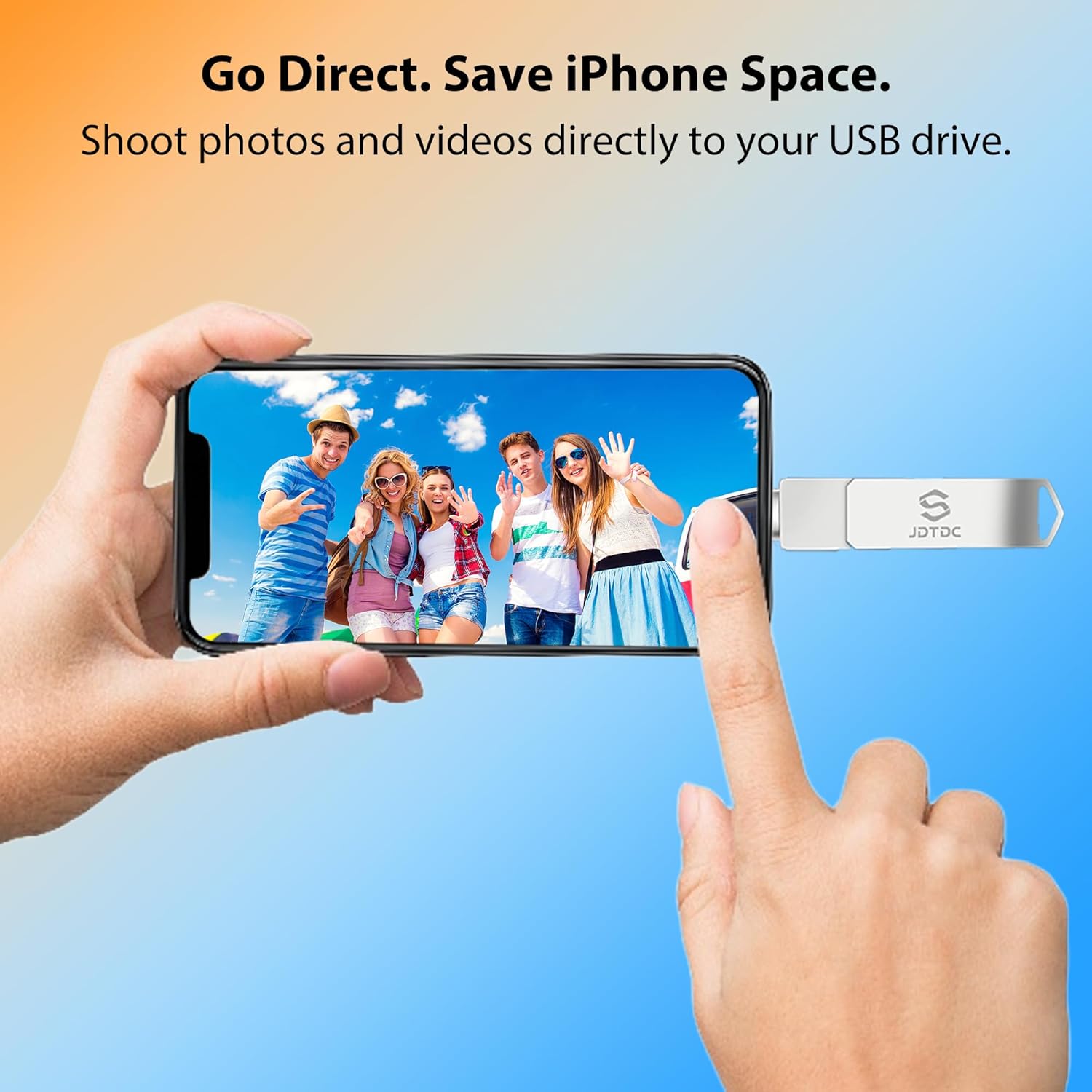 【Real-Capacity】Genuine Apple MFi Certified 128GB-iPhone-Photo-Stick, External-Storage, Backup-Photos-Videos Contacts, USB-Flash-Drive Thumb-Drive for iPad Mac Computer, Avoid Fake MFi Clones (128, GB) - Image 6