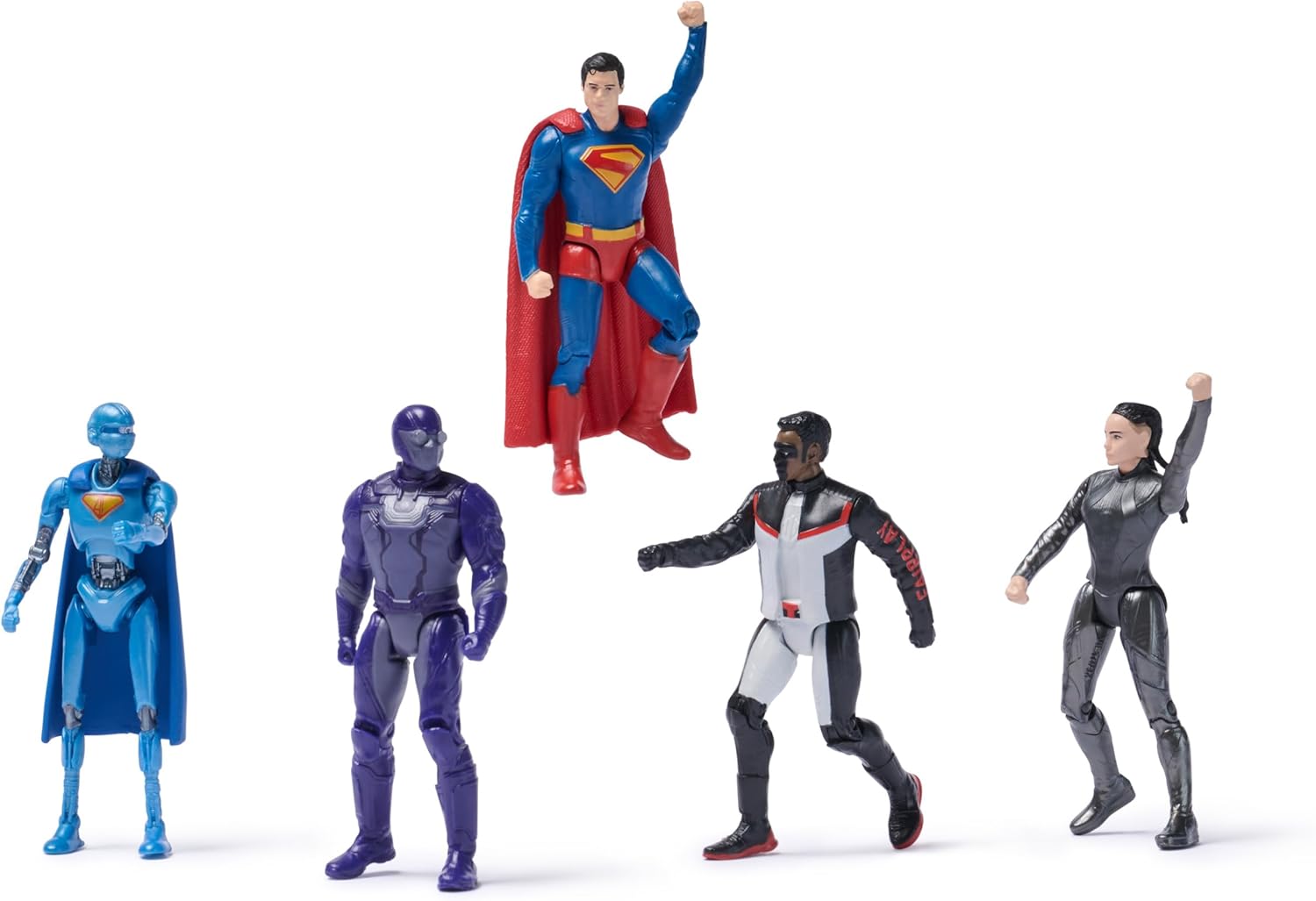 DC Comics, Superman Heroes Vs. Villains 5-Pack, 3-Inch Action Figure, Stylized Superhero Figures with Dynamic Poses and Battle Ready Armor, Kids Toys for Ages 4+ - Image 4