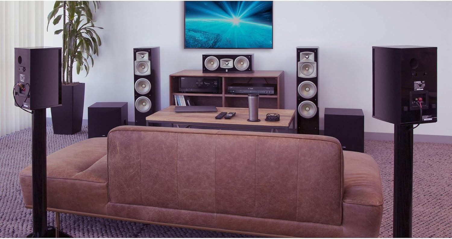 Yamaha RX-V6A 7.2-Channel Surround Sound Network AV Receiver with MusicCast Built-in Wi-Fi and Bluetooth Streaming Home Theater System Bundle with Accessories - Image 4