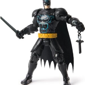DC Comics, Batman Battle Clash 6” Ninja Strike Batman Action Figure with 2 Ninja Accessories, Super Hero Kids Toys for Boys and Girls Ages 3 & Up